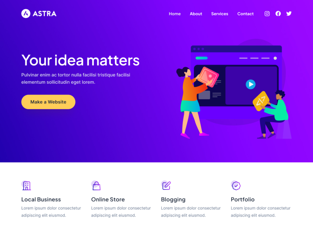Best WordPress Themes for Bloggers - Astra Best WordPress Themes for Bloggers - Astra